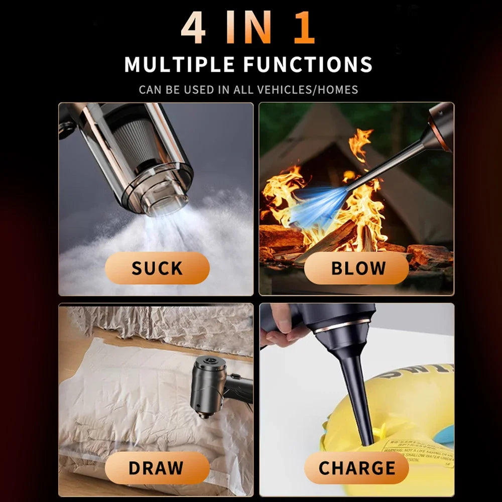 CENRR NEW 895000PA Car Vacuum Cleaner Cordless Powerful Wireless Car Cleaner Cleaning Machine HandHeld Portable Vacuum Cleaner