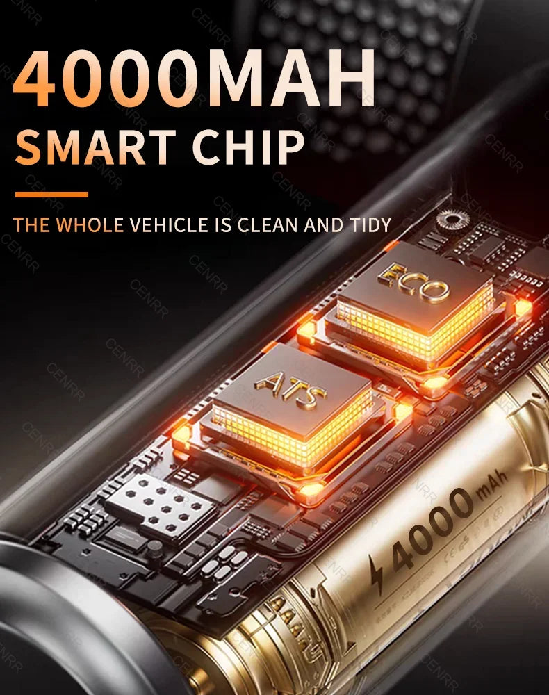 CENRR NEW 895000PA Car Vacuum Cleaner Cordless Powerful Wireless Car Cleaner Cleaning Machine HandHeld Portable Vacuum Cleaner