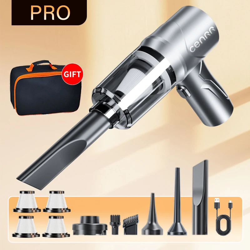 CENRR NEW 895000PA Car Vacuum Cleaner Cordless Powerful Wireless Car Cleaner Cleaning Machine HandHeld Portable Vacuum Cleaner